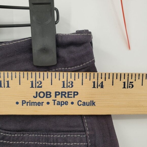 NYDJ Hi-Rise Slim Straight Jeans Ankle Stretch Solid Denim Size 2 Womens Black - Picture 11 of 12